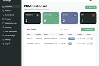 create your own CRM solution