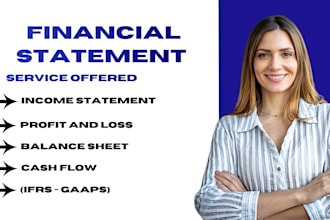 prepare financial statements, profit and loss, income statement