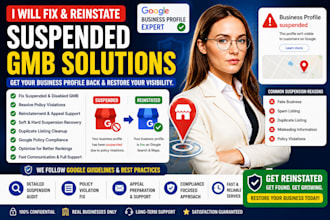 fix google my business suspended gmb reinstate my business profile suspension