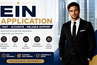 assist with fast and professional ein application for your business