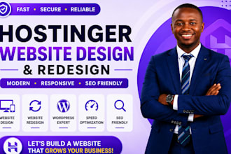 build hostinger wordpress site and store