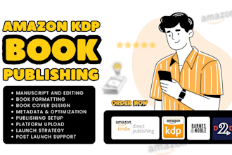 do book editing, amazon kdp book formatting, kdp publishing, book cover design