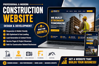 construction contractor hvac plumbing roofing website development