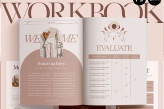 design canva wellness ebook mental health workbook guide etsy digital products