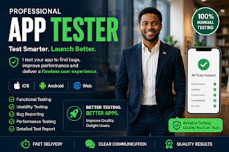 provide 12 testers closed testing 20 testers mobile app testing 12 testers