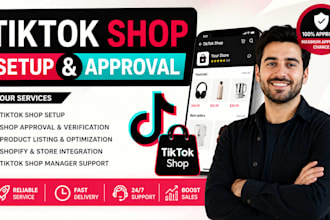 set up and verify tiktok shop seller center for USA UK and fix approval issues