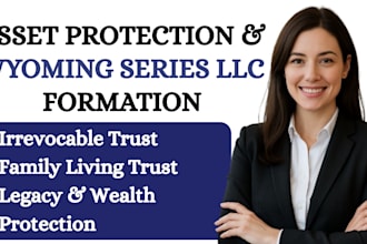 draft living trust, wyoming llc, multi state llc structure for asset protection