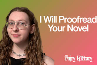 proofread your fiction book