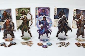 create professional board game art and custom card illustrations