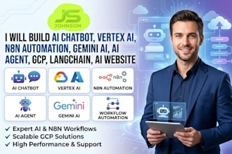 build ai chatbot,vertex ai,n8n automation,gemini ai,ai agent,gcp,langchain