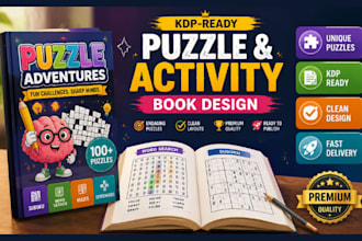 do KDP kids activity puzzle book word search sudoku crossword mazes
