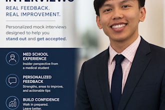 do interview prep and mock interviews for medical school