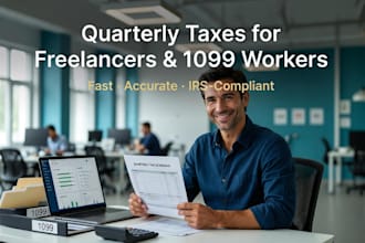 calculate quarterly taxes for freelancers, contractors and 1099 workers fast