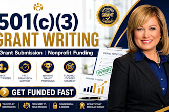 do 501c3 nonprofit grant writing and grant submission