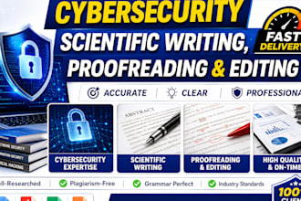 proofread, edit and refine cybersecurity scientific manuscripts