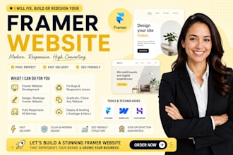 fix framer website development issues designs bug landing page templates webflow