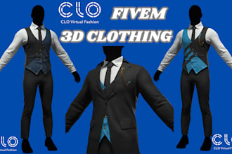 create realistic fivem triads gang wear, second life cloth peds and car liveries