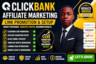 do clickbank affiliate link promotion and affiliate marketing setup with