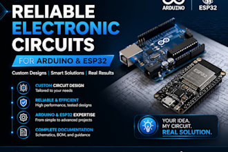design reliable electronic circuits for arduino and esp32