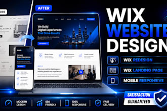 redesign wix website design wix website redesign  wix landing page design