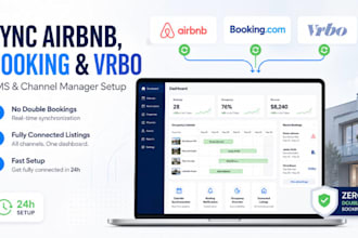 sync airbnb, booking, vrbo with your pms, no double booking