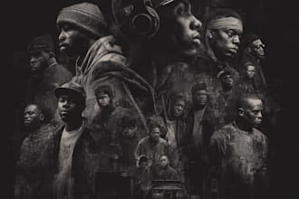 design a premium album cover with creative direction