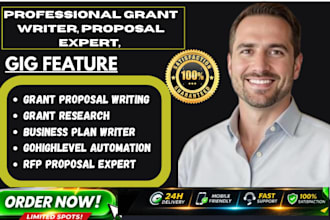 professional grant writer proposal expert grant application rfp business plan