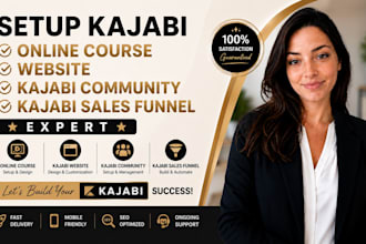 setup kajabi online course kajabi community kajabi sales funnel course creator