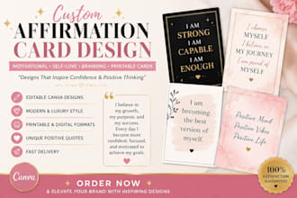 christain affirmation cards motivation cards printable inspirational flashcards