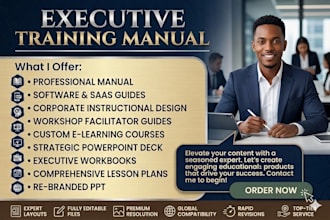 create training manual, online training guide, training course, user manual