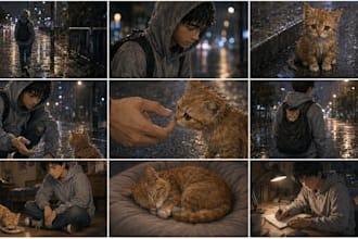 create cinematic ai storyboards and concept art for your film or pitch