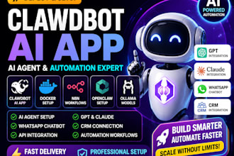 build clawdbot ai app with moltbot docker n8n openclaw ollama gpt claude