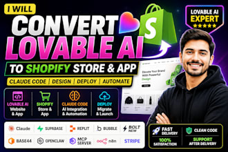 convert lovable ai to shopify store app lovable ai shopify claude code design