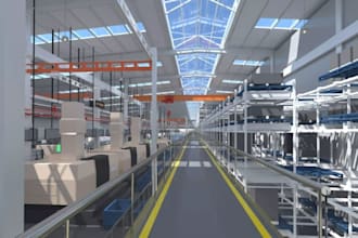 do industrial plant layout, space planning, facility, warehouse, factory design