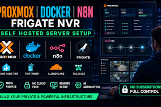 fix install proxmox docker n8n frigate nvr self hosted private server