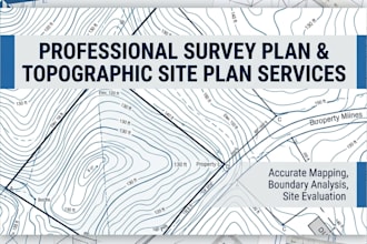plot your sketch land survey and do subdivision of land