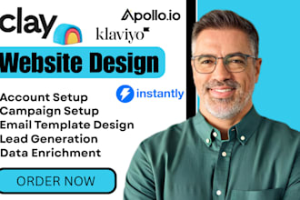set up clay com apollo io workflows instantly ai for cold outreach
