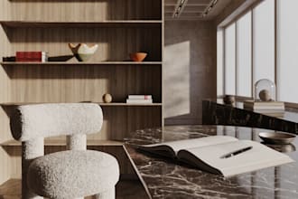 design and render realistic interiors in blender