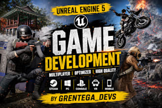 unreal engine 5 multiplayer game development fps tps rpg pvp game ue5 blueprint