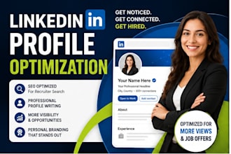 optimize, revamp and manage your linkedin profile for career growth
