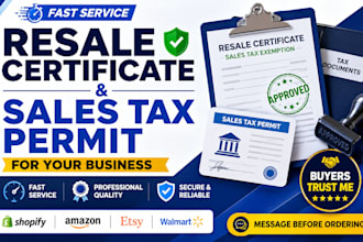 help with reseller permit and sales tax registration