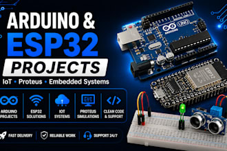 create arduino and esp32 iot projects