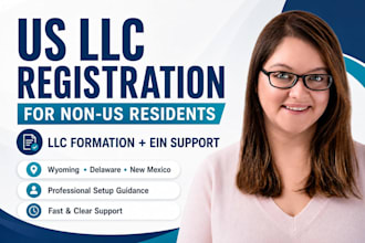 register US llc and ein for non US residents