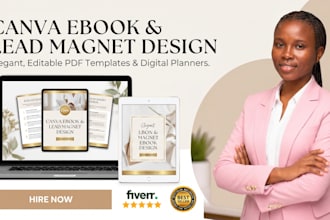 canva lead magnet pdf ebook design editable templates digital planner design