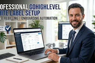 setup white label gohighlevel CRM saas automation and client portal