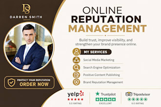 do online reputation management, ORM and build a strong brand reputation