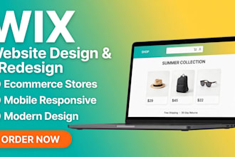 design redesign wix website, wix ecommerce store, wix studio expert