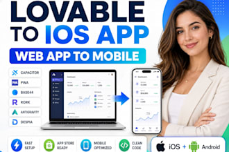 convert lovable ai base44 app to ios android capacitor pwa rork app antigravity