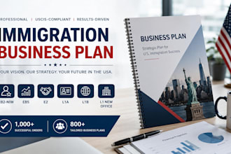 write visa business plan for e2 eb2 niw eb1 and l1