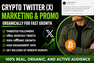 promote telegram channel crypto forex and twitter x organically